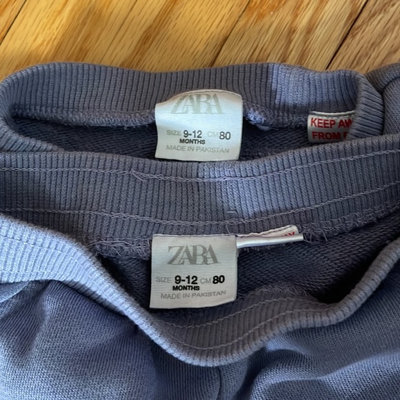 Zara purple sweatsuit outfit 9-12 months - Picture 3 of 3